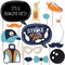 Big Dot of Happiness Strike Up the Fun - Bowling - Birthday Party or Baby Shower Photo Booth Props Kit - 20 Count